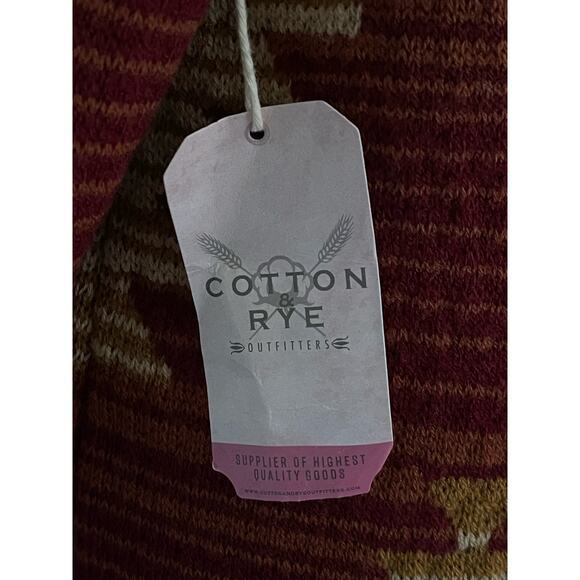 COTTON RYE‎ OUTFITTERS OPEN FRONT SOUTHWESTERN AZTEC CARDIGAN CONCHO ACCENTS NWT - Picture 8 of 14